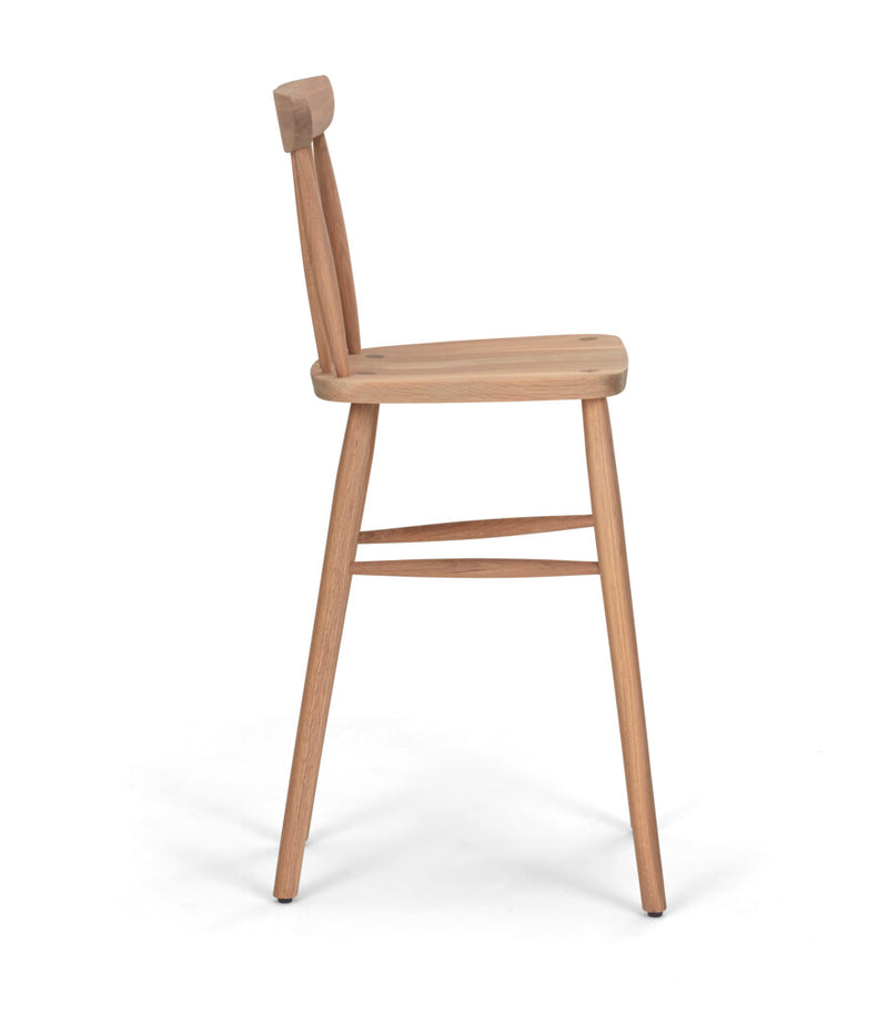Neptune Wardley Bar Stool, Natural Oak