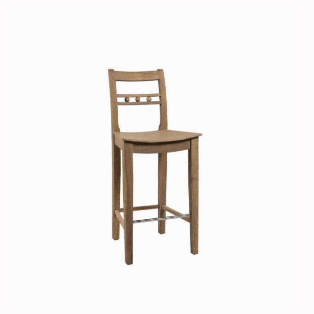 Neptune Suffolk Seasoned Oak Bar Stool