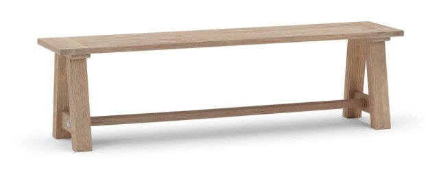 Neptune Arundel Oak Bench (2 Seater), available at Hunters Furniture Derby