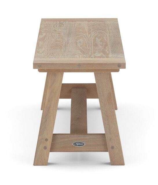 Neptune Arundel Oak Bench (2 Seater), available at Hunters Furniture Derby