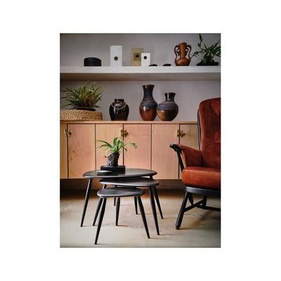 Ercol Heritage Nest of Tables available at Hunters Furniture Derby