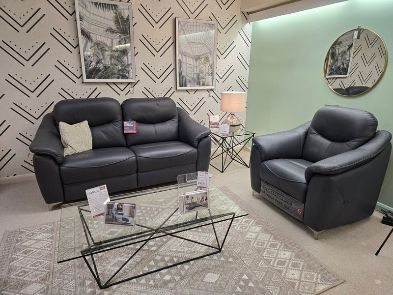 G Plan Jackson Large Sofa and Power Recliner Chair