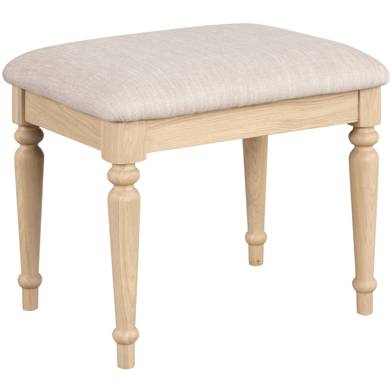 Cromford Oak Dressing Table Stool