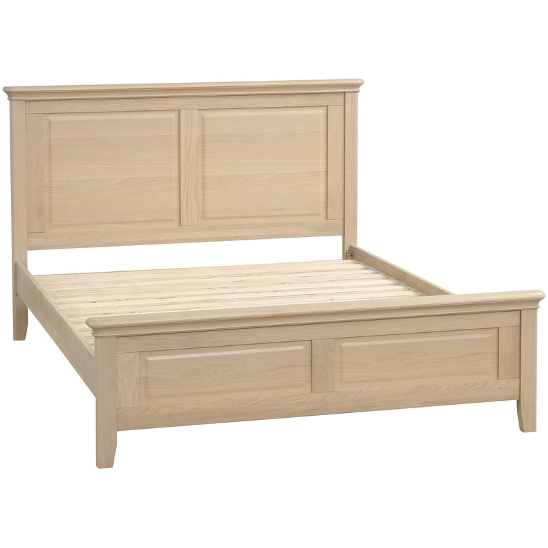 Cromford Oak High Foot End Kingsize Bed