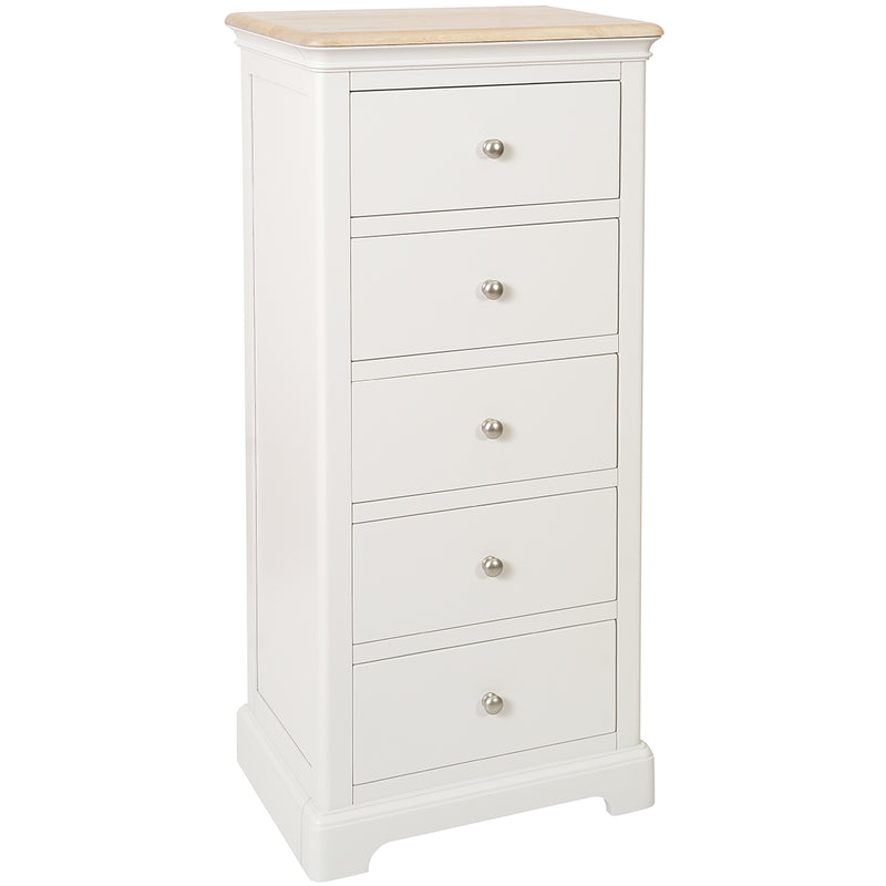 Cromford Painted 5 Drawer Tall Chest