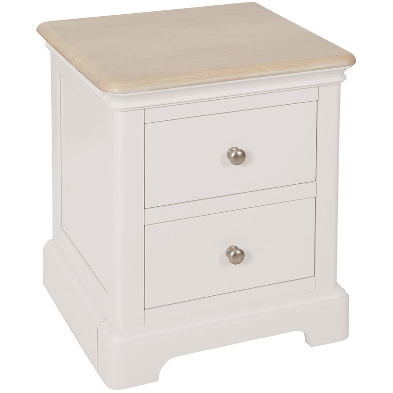 Cromford Painted 2 Drawer Bedside