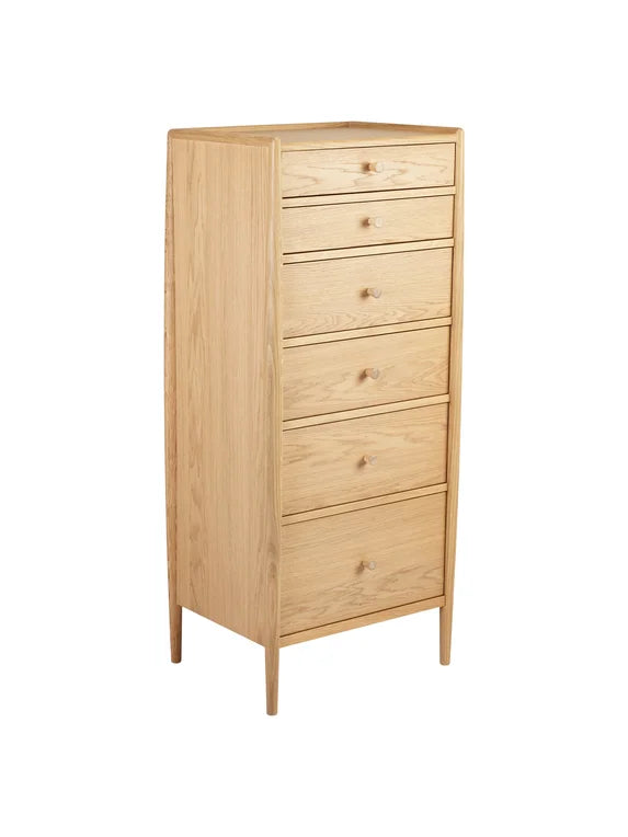 Ercol Winslow 6 Drawer Tall Chest