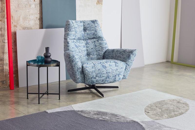 Jay Blades X G Plan Peabody Swivel Chair available at Hunters Furniture Derby