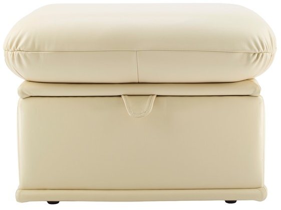 G Plan Malvern Leather Storage Footstool available in-store and online at Hunters Furniture Derby