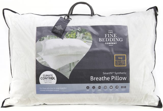 Fine Bedding Company Breathe Pillow available at Hunters Furniture Derby