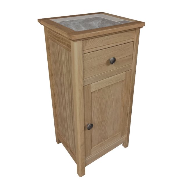 Anbercraft Beaumont Tile Top 1 Door Sideboard available at Hunters Furniture Derby