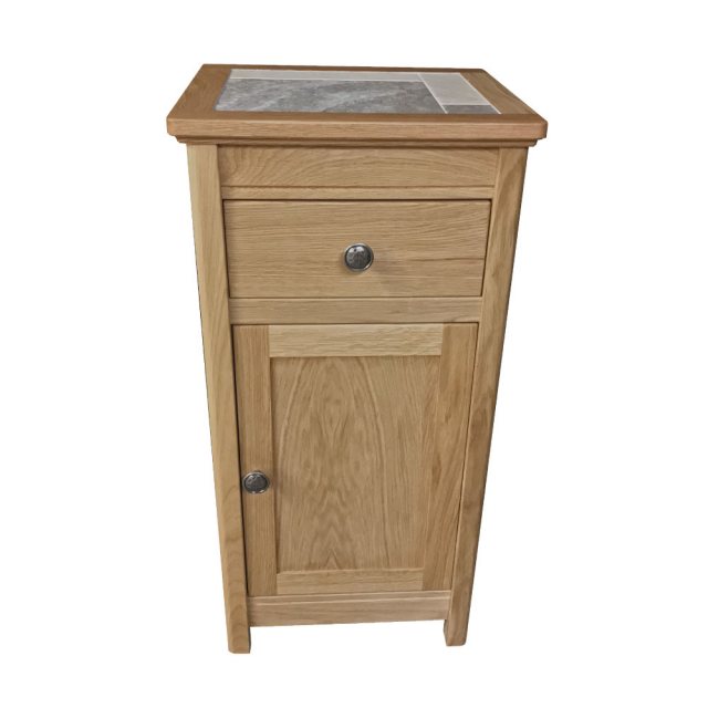 Anbercraft Beaumont Tile Top 1 Door Sideboard available at Hunters Furniture Derby
