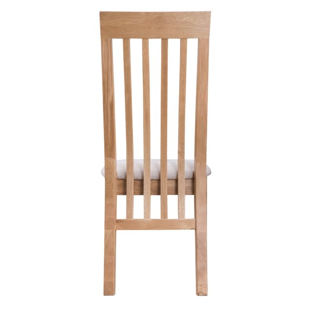 Tansley Slat Back Chair - Fabric