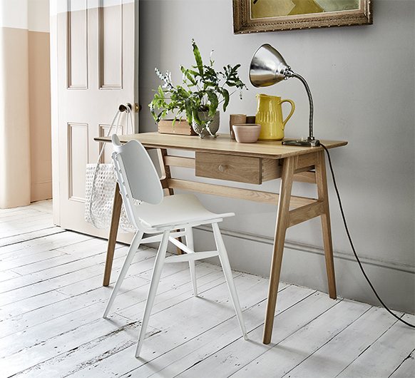 Ercol Ballatta Desk, available at Hunters Furniture