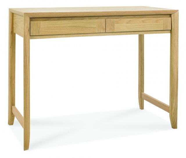 Hertford Oak Desk available at Hunters Furniture Derby