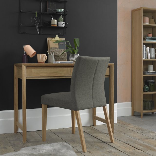 Hertford Oak Desk available at Hunters Furniture Derby