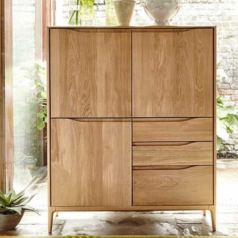 Ercol Romana Highboard available at Hunters Furniture Derby